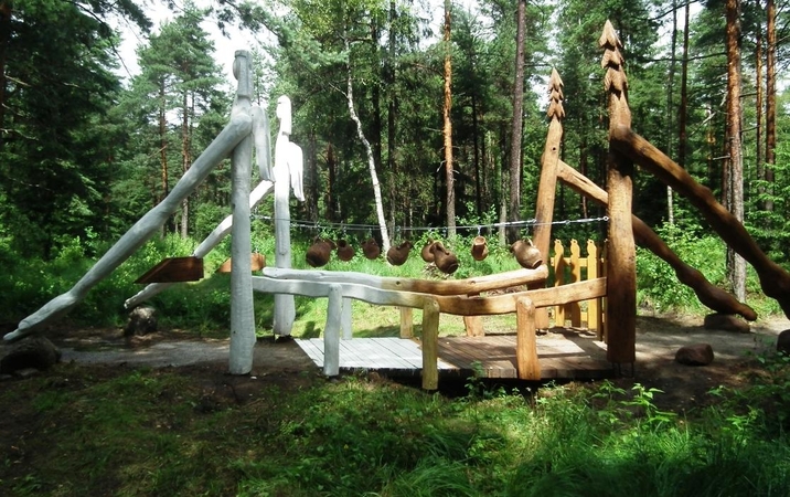 Baltų mitologijos parke – vagystė