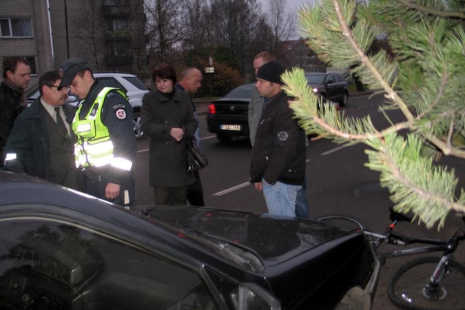 Šilutiškio gamtosaugininko automobilis taranavo dviratininką