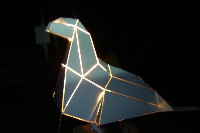 Palangoje atidaroma Šviesos origami skulptūrų alėja