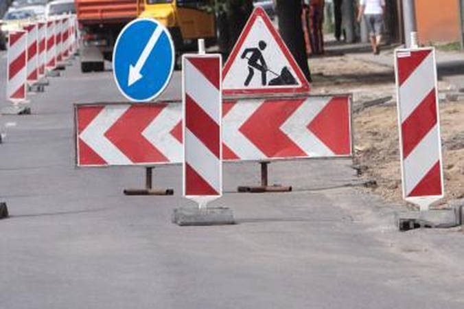 Pedagoginio universiteto žiede ribojamas eismas (balandžio 1-oji)