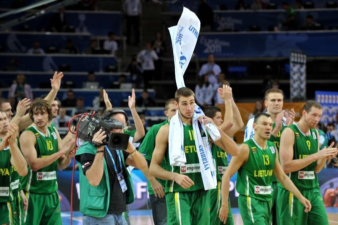 FIBA reitinge Lietuvos komanda bendroje įskaitoje metus baigė šešta