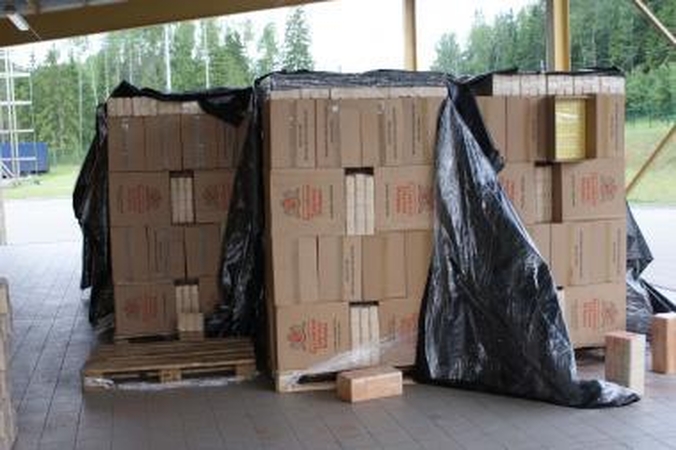 Pasienyje sulaikyta didžiausia kontrabanda per šešerius metus