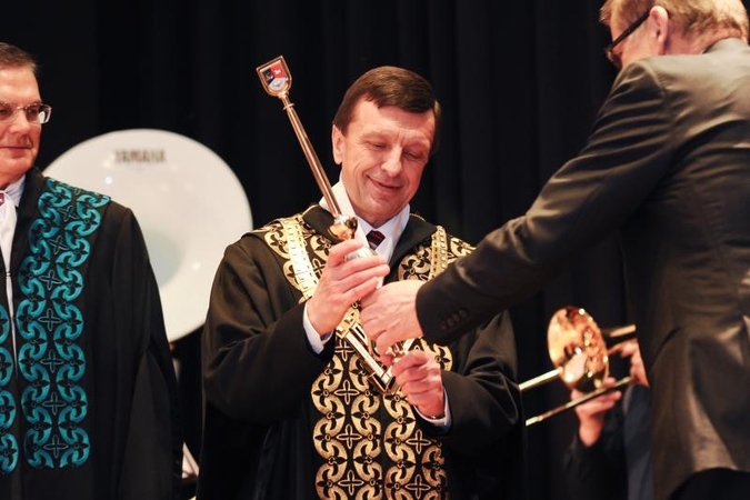 Inauguruotas naujasis Kauno technologijos universiteto rektorius