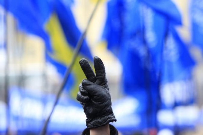 Ukrainos opozicija buvo jėga išstumta iš Rados prezidiumo