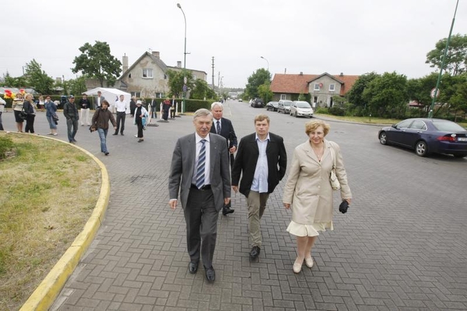 Melnragėje - gatvių remonto darbų pabaigtuvės