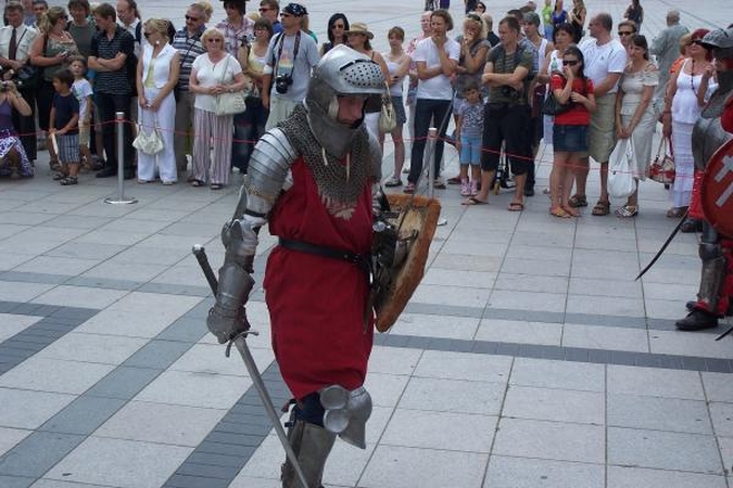 Prie Valdovų rūmų vyko riterių kautynės