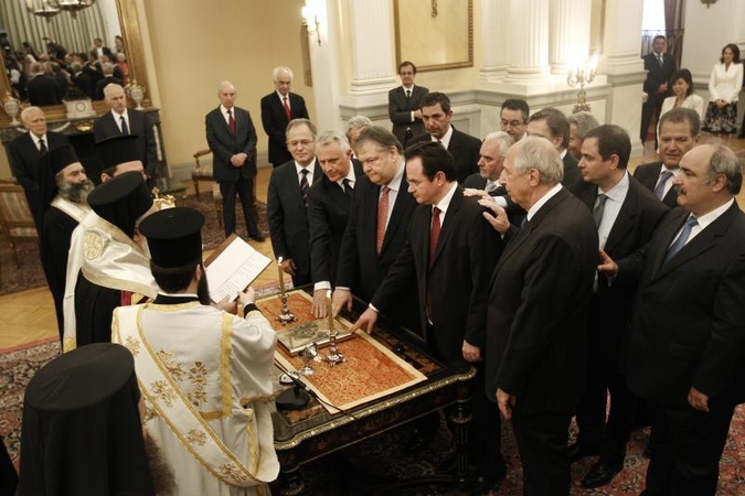 Prisaikdintas naujasis Graikijos kabinetas