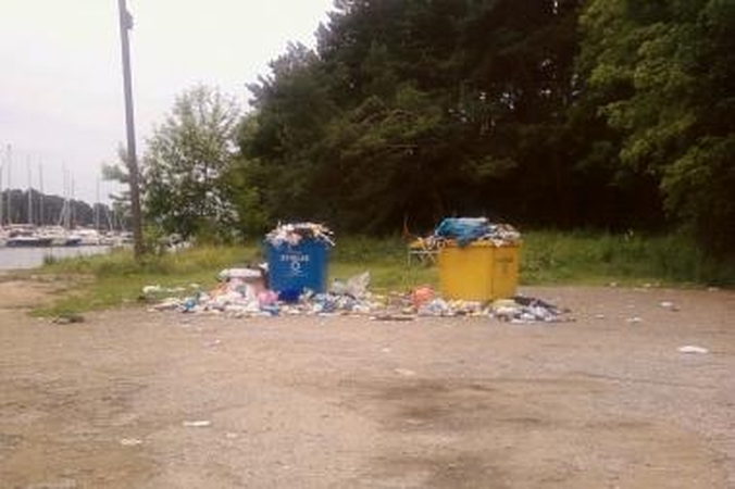 Šiukšlės prie Kauno marių. Jau tampa kasdienybe?