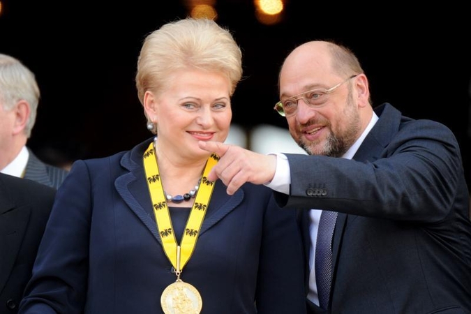D. Grybauskaitei įteiktas garbingas Europos apdovanojimas