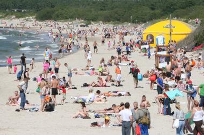 Verslininkai varžosi dėl prekybos vietų paplūdimyje