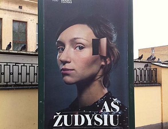 Teatro reklama sukėlė nuomonių audrą    