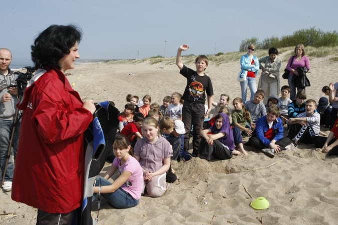 Klaipėdos gelbėtojai pristatė savo darbą moksleiviams