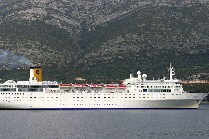 Prie Seišelių dreifuoja „Costa“ kruizinis laivas