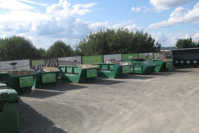 Atnaujinta aikštelė pasirengusi priimti stambiagabarites atliekas