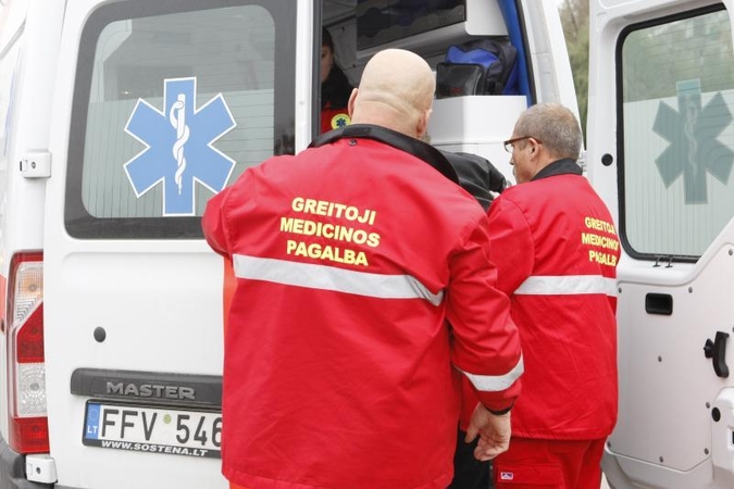 Ligoninėje gydomas iš trečio aukšto iškritęs klaipėdietis