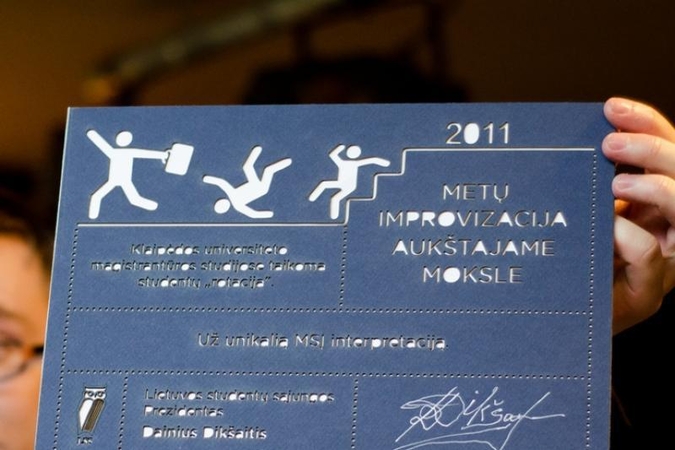 KU už „rotaciją“ pelnė metų improvizacijos vardą