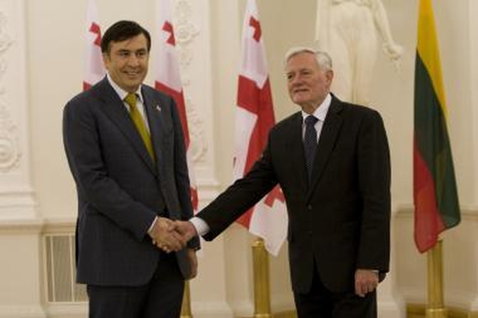 M.Saakašvilis: „Lietuva – Europos sąžinė“ (papildyta)