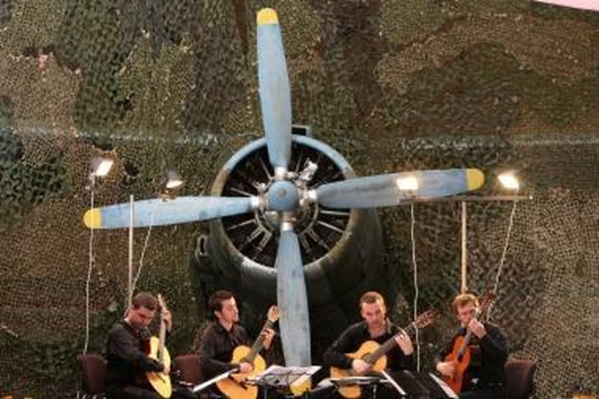 Gitarų muzika Pociūnuose konkuravo su kaitra