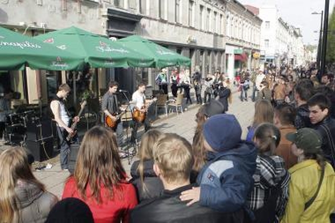 Kaunas taip pat paminėjo Gatvės muzikanto dieną   