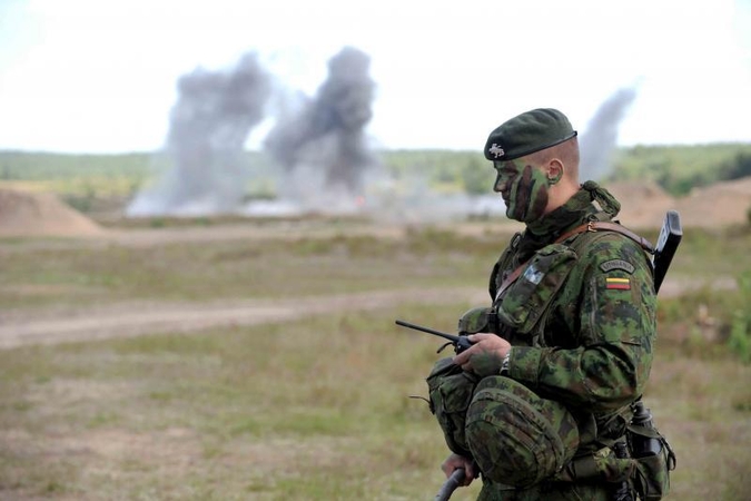 Kariuomenė teigia, kad įgūdžius atnaujinančių rezervo karių motyvacija yra aukšta