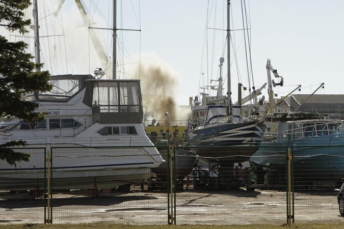 Klaipėdos uoste - gaisras (papildyta)