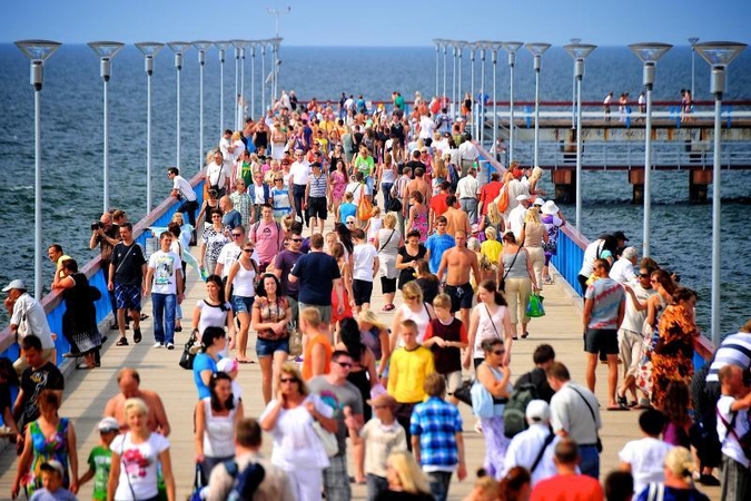 Baltijos jūra   gali užtvindyti  Palangą