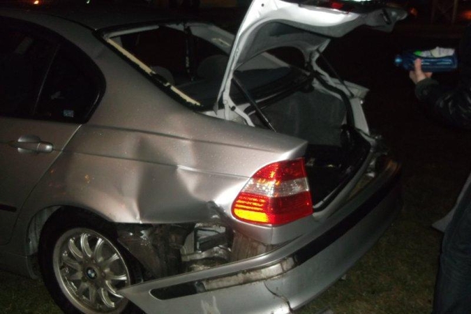 Po vilkiko smūgio į ligoninę pateko trys BMW keleivės