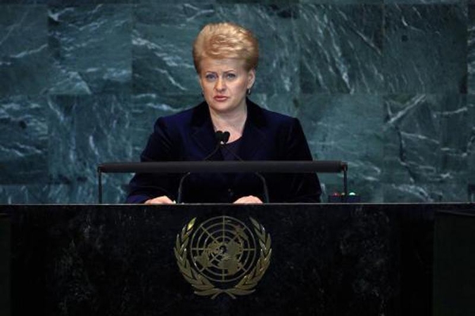 D.Grybauskaitė Niujorke pasikalbėjo su B.Obama