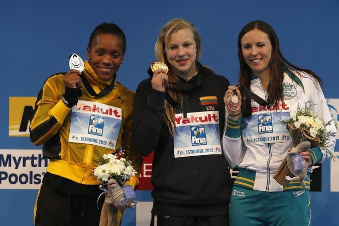 Auksinė Lietuvos žuvelė R. Meilutytė triumfavo Stambulo baseine! 