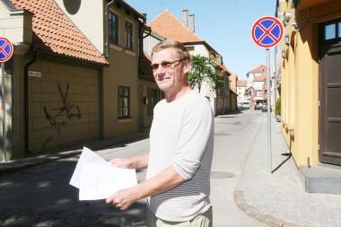 Verslininkai stojo į kovą už vienpusį eismą Daržų gatvėje