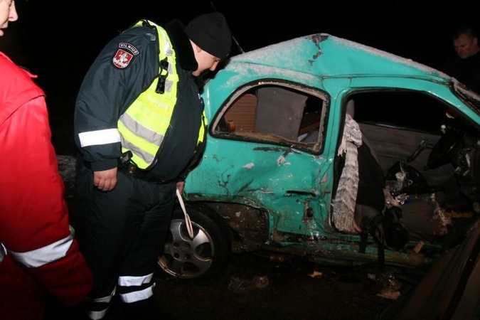 Per skaudžią avariją Vilniaus rajone žuvo moteris