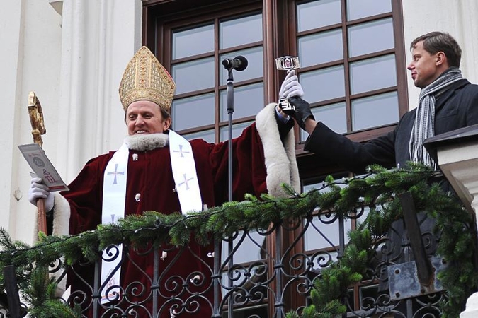 Miesto raktas perduotas Kalėdų senelio pirmtakui – Šv. Mikalojui