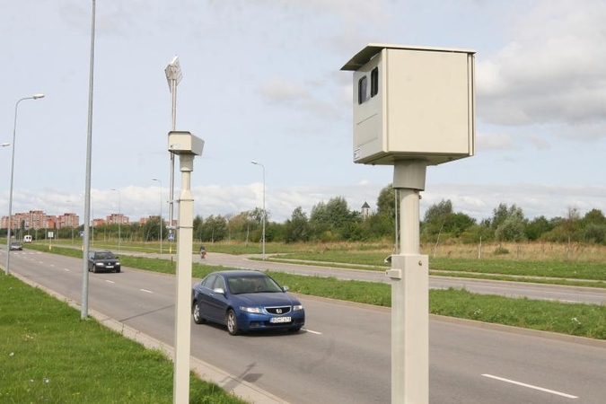 Vilniuje vėl veikia greičio matuokliai   