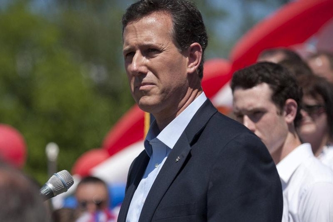 R.Santorumas sieks tapti respublikonų kandidatu į prezidentus