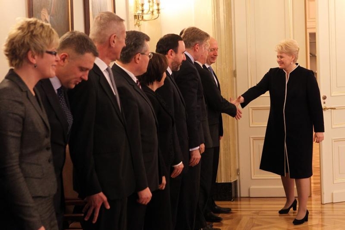 D.Grybauskaitė: Vyriausybė turės vykdyti atsakingą ekonominę politiką