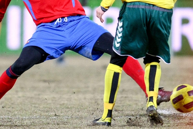 "Nevėžis" laimėjo Lietuvos pirmosios futbolo lygos lyderių dvikovą