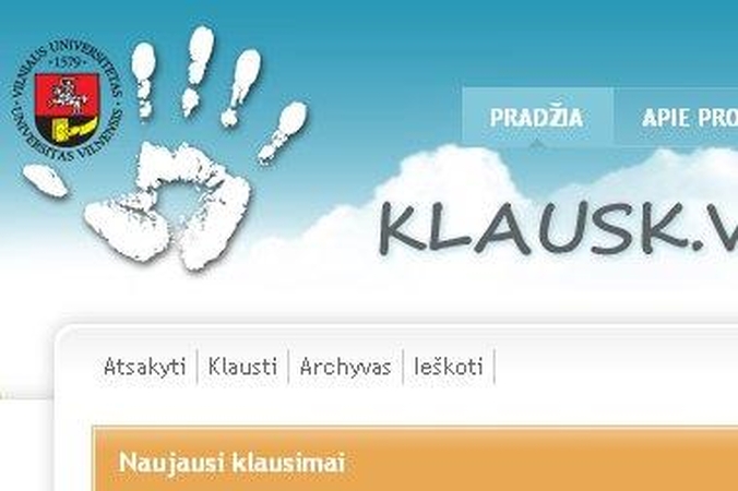 VU atsakymai į klausimus - specialioje svetainėje