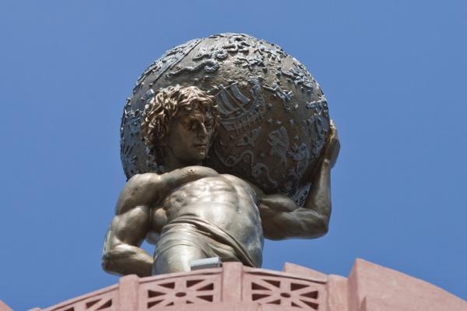 Gedimino prospekte iškilo Atlantas