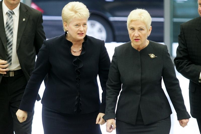 Populiariausios - prezidentė ir parlamento pirmininkė
