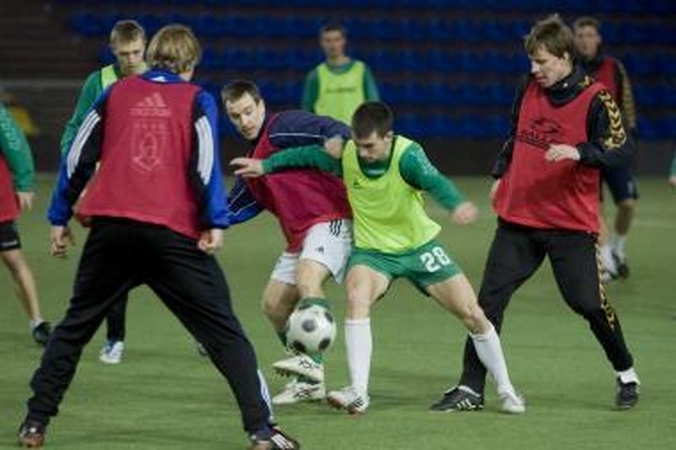 "Žalgirio" futbolininkai nusileido "Ventspils"