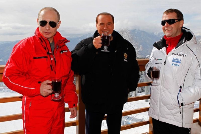 S.Berlusconi aplankė naujai išrinktą Rusijos prezidentą V.Putiną