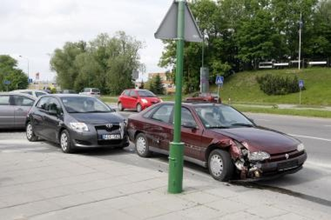 Vairuotojos neatidumas lėmė susidūrimą