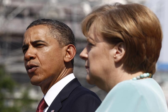 A.Merkel atvyko į Baltuosius rūmus