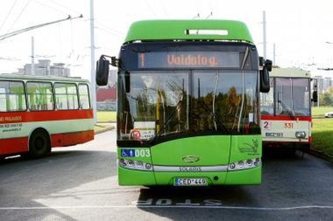 Chuliganai trenkė troleibuso vairuotojai į veidą
