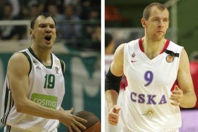 Eurolygos dešimtmečio komandoje - Š.Jasikevičius ir R.Šiškauskas