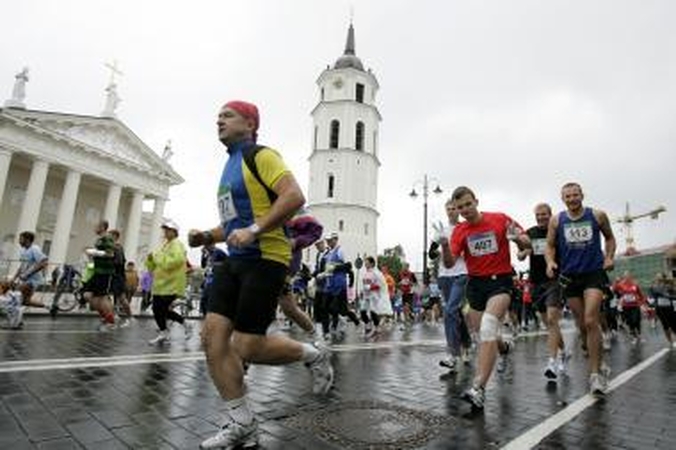 Į Naujuosius – bėgte per sostinę