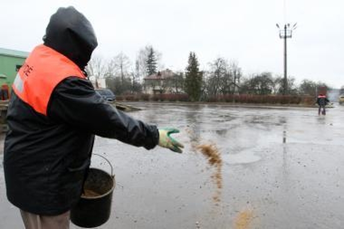 Atsargiai! Vilniuje plikledis