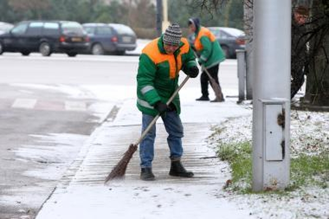 Šaltis Kauną spaudžia, bet dar nelaužo
