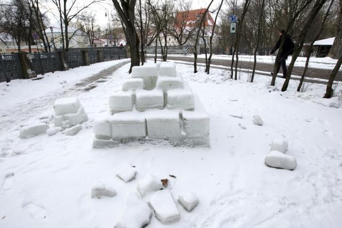 Nuniokotas būsimasis Tibeto skveras Vilniuje