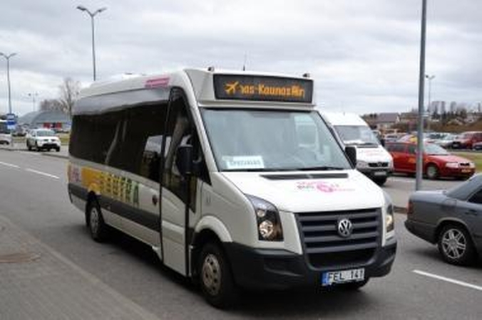 Iš Kauno oro uosto į miesto centrą – specialus autobusas
